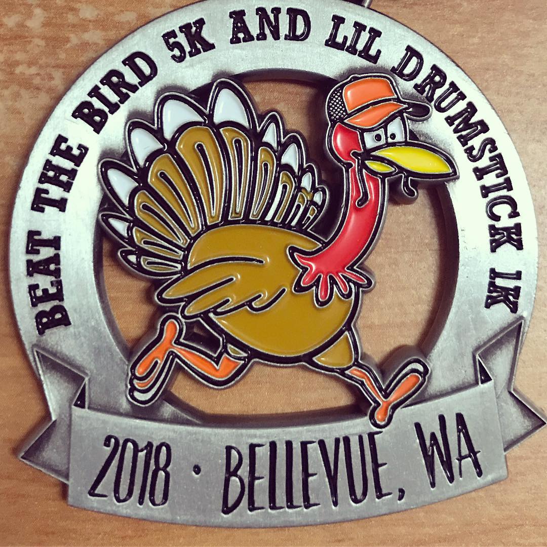 2018 Beat the Bird Finishers Medal